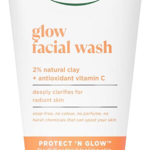 Simple Protect 'N' Glow Express Glow Clay Polish Cleanser