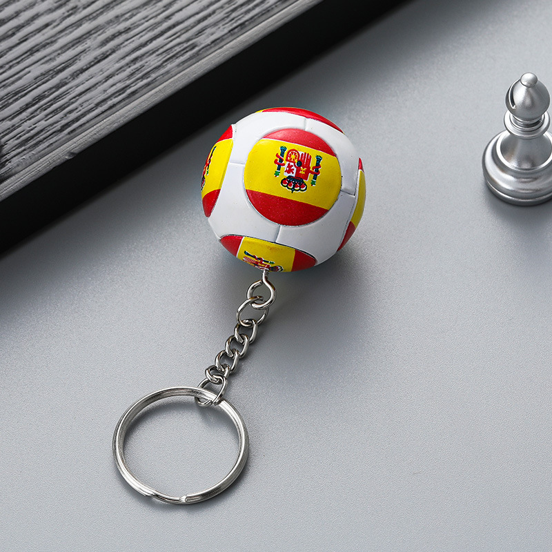 Supplies Small Gifts Wan National Flag Keychain - Image 6