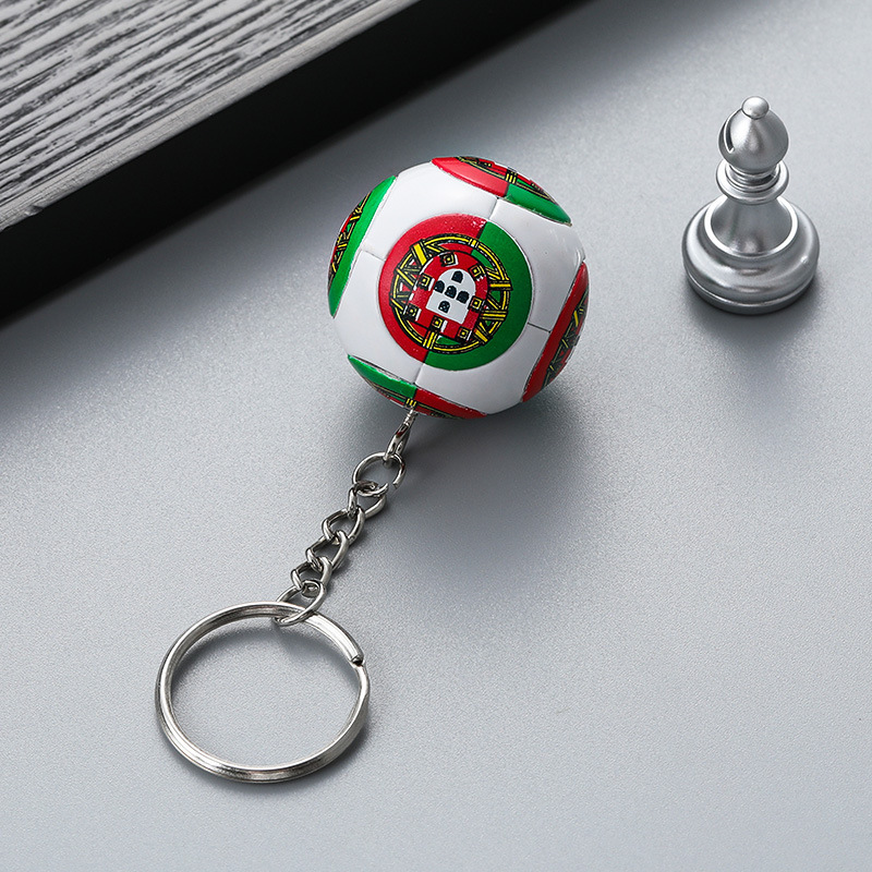 Supplies Small Gifts Wan National Flag Keychain - Image 5