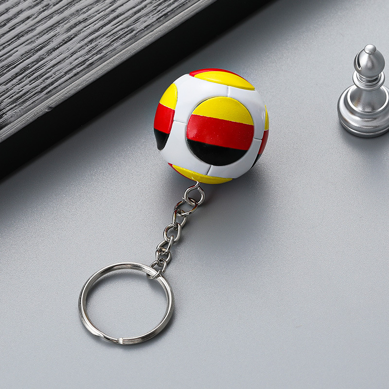 Supplies Small Gifts Wan National Flag Keychain - Image 3