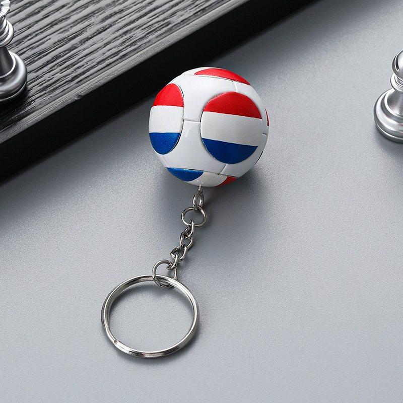 Supplies Small Gifts Wan National Flag Keychain - Image 4